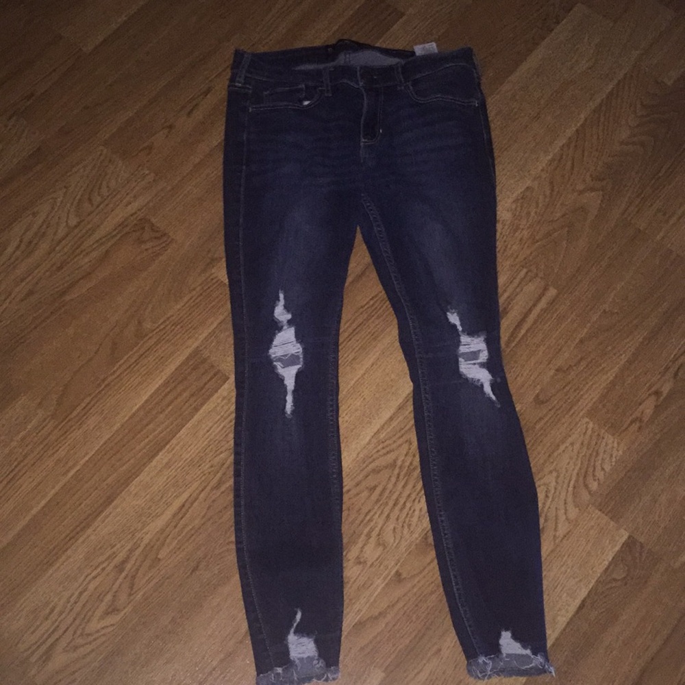 Hollister ripped jeans